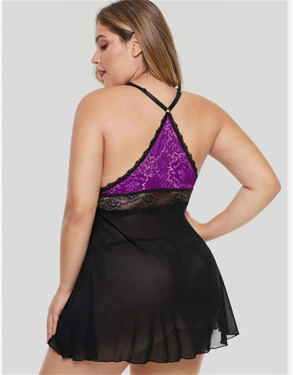 6XL -5XL Signature lace mesh Babydoll