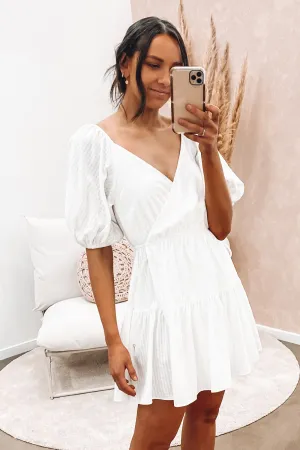 Adeline Mini Dress White
