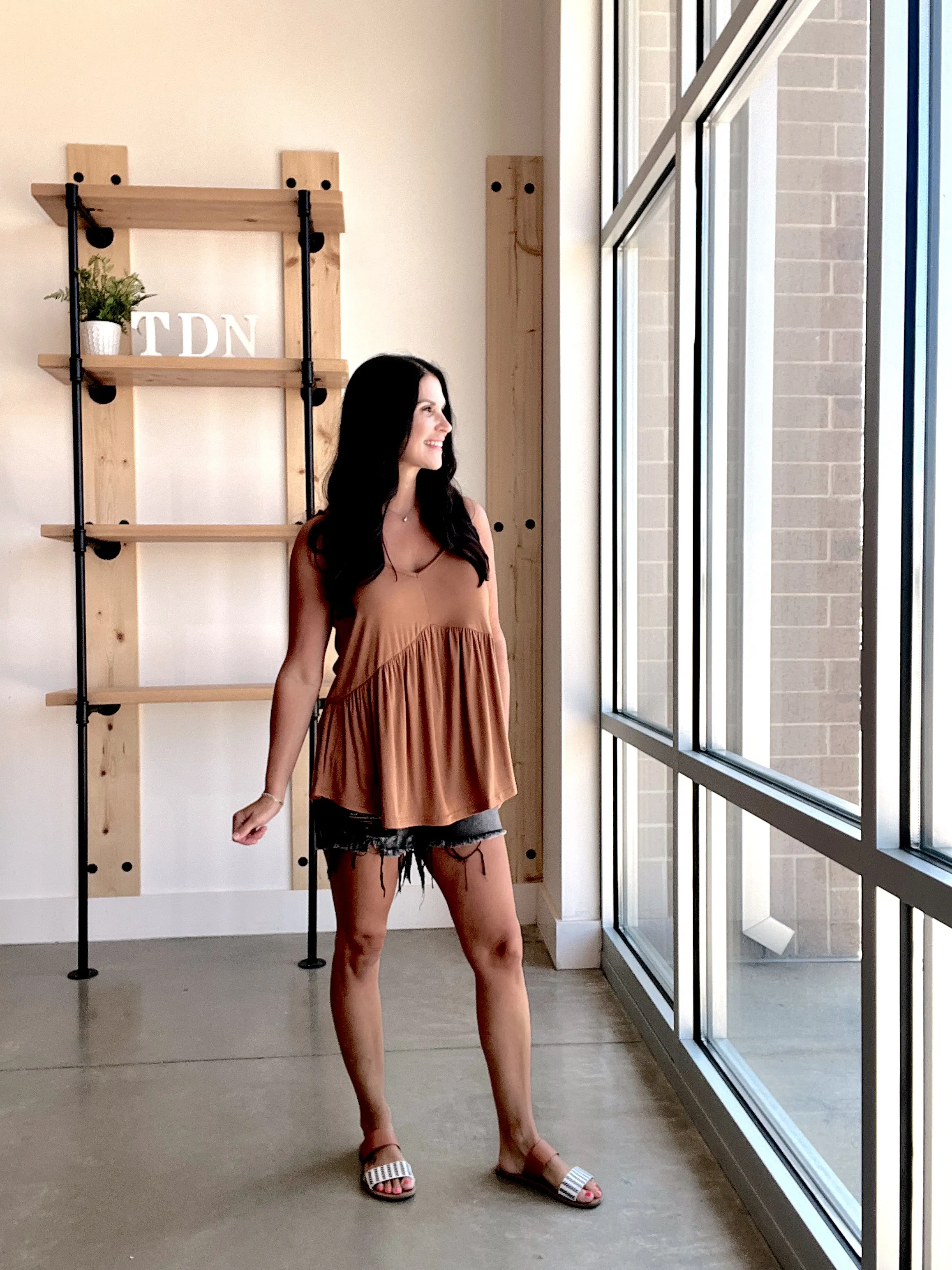 Babydoll Knit Tank Top
