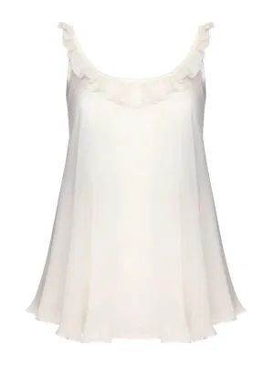 Bardot babydoll silk chiffon