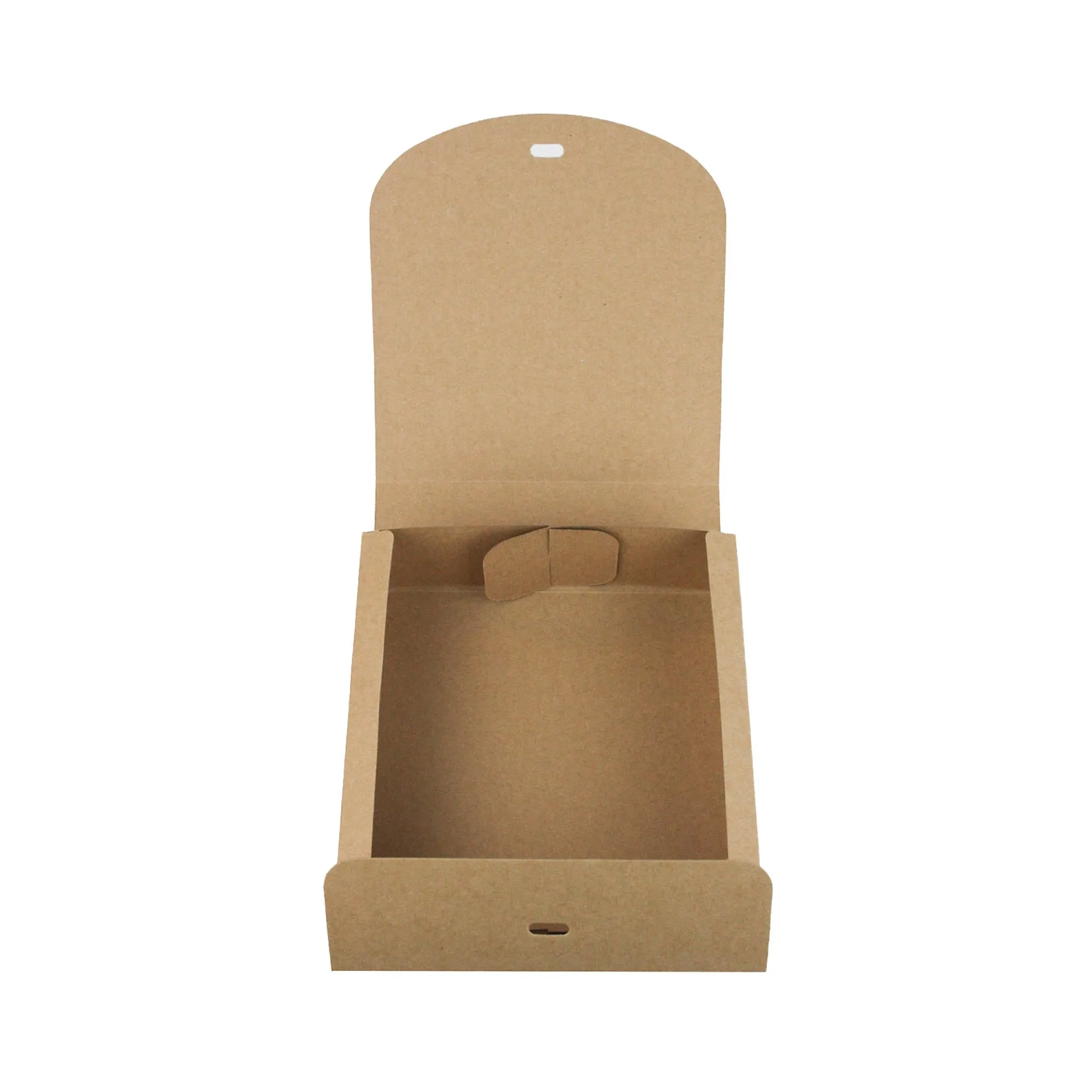 Brown Top-Flap Style Kraft Boxes with Christmas Ribbon Pack of 12 (Sizes Available)