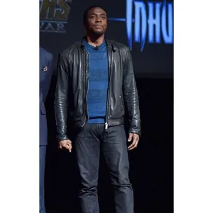 Captain America Civil War Anthony Mackie Leather Jacket