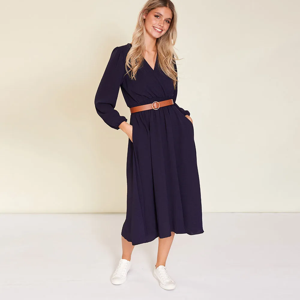 Carrie Dress (Navy)