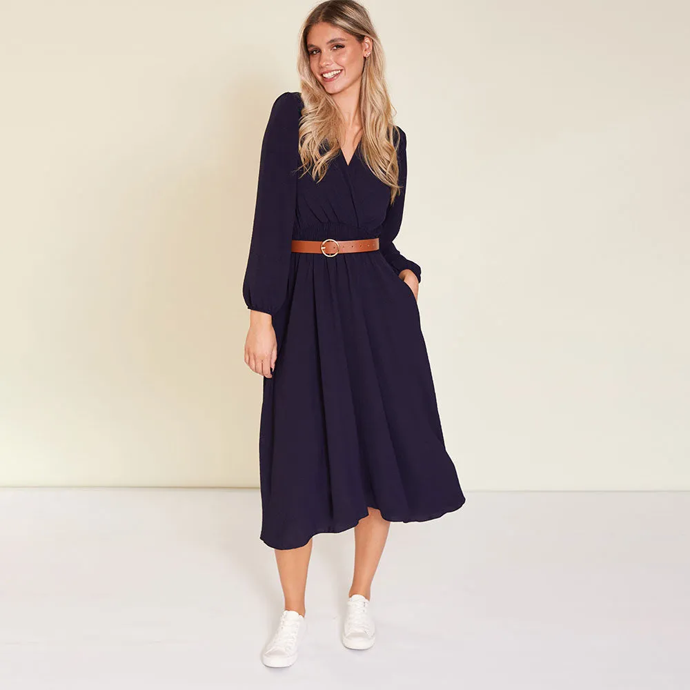 Carrie Dress (Navy)