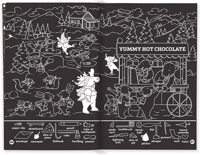 Christmas Hidden Pictures Puzzles to Highlight