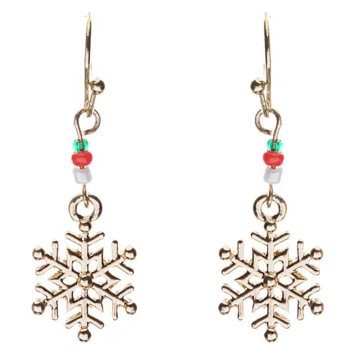 Christmas Jewelry Snowflake Rudolph Snowman Tree Charms Necklace Set JN266 GD