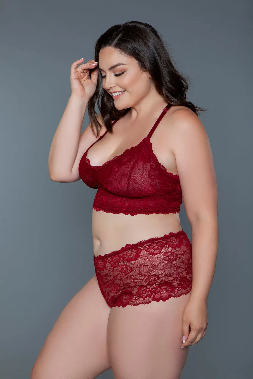 Cindy Cami Set Maroon