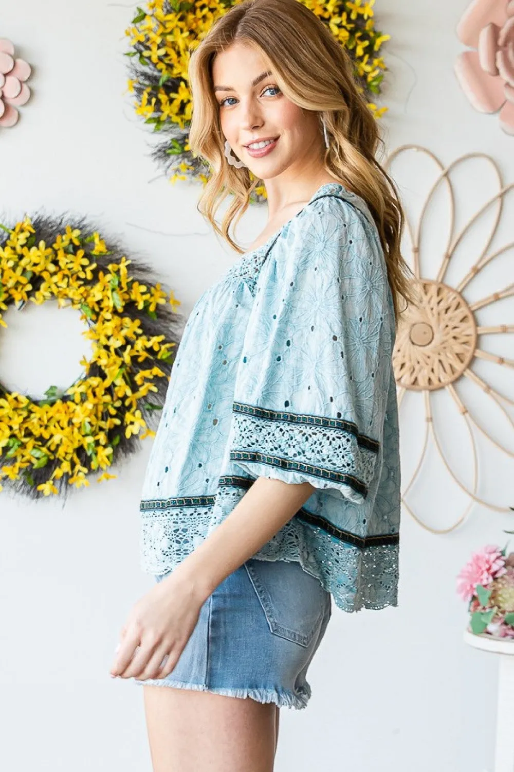 Country Breeze Top - Blue