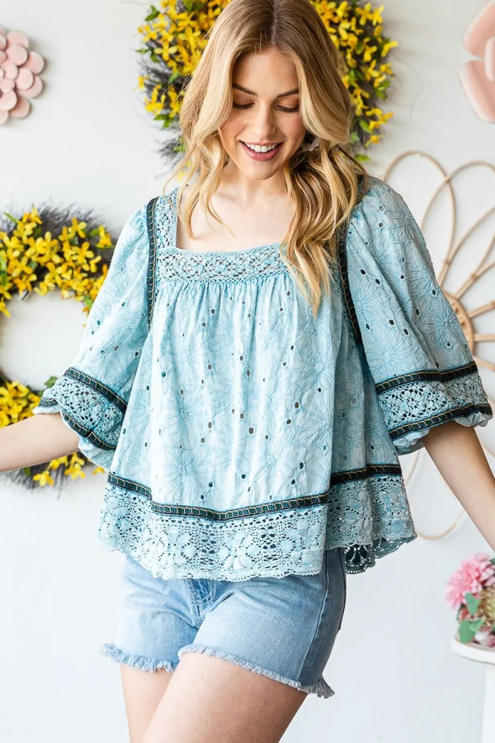 Country Breeze Top - Blue
