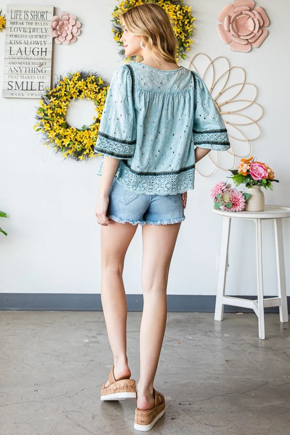 Country Breeze Top - Blue