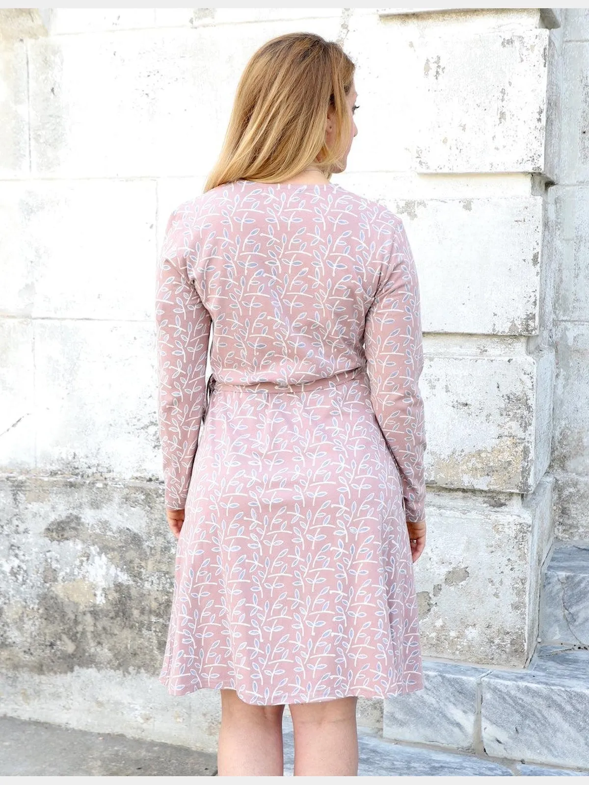 Daphne Organic Wrap Dress