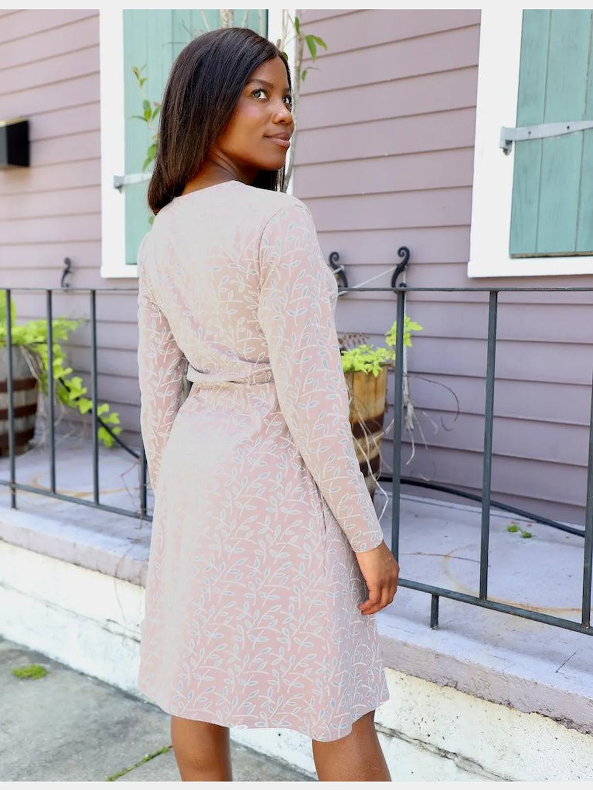 Daphne Organic Wrap Dress