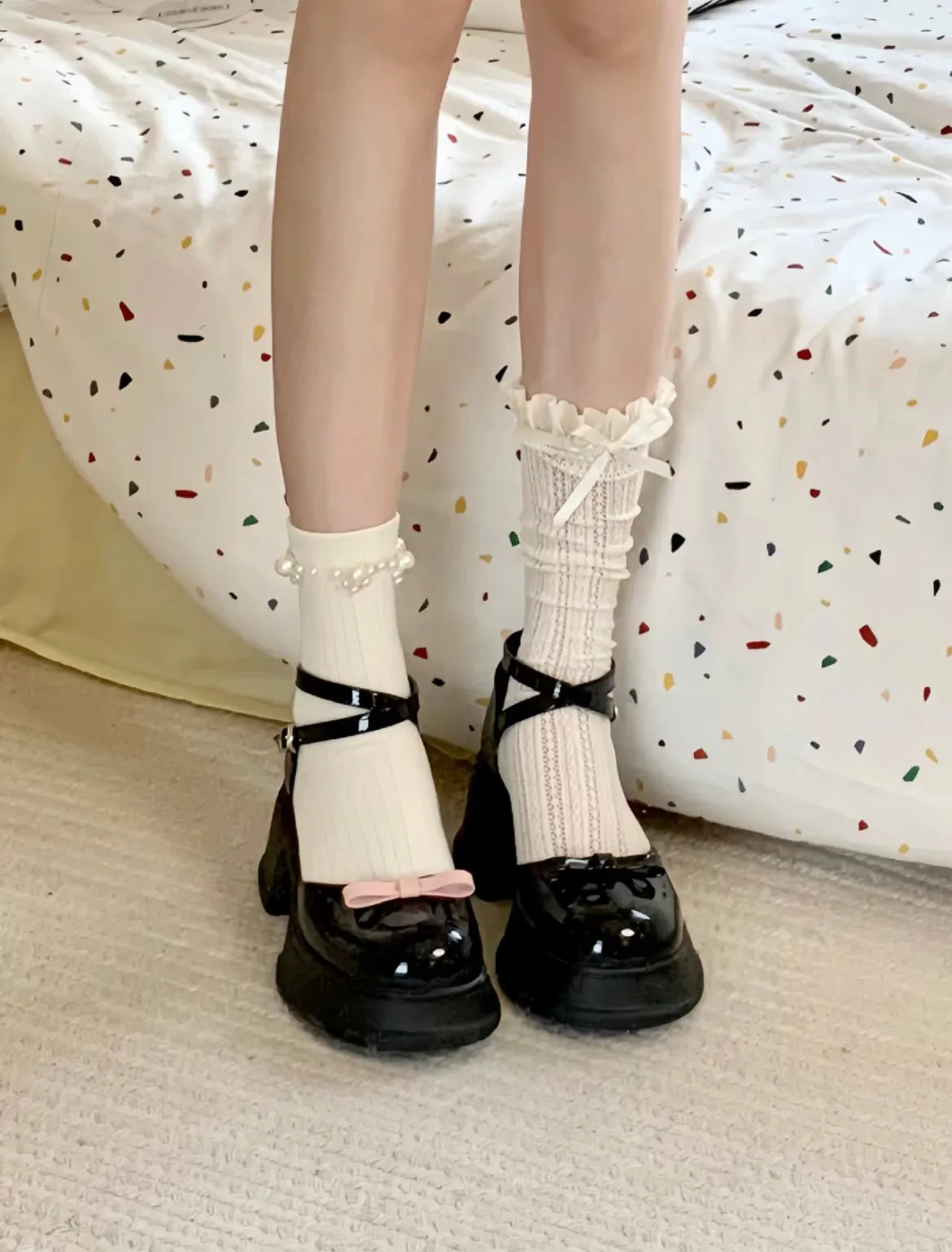 Dollette Babydoll Below-knee Socks