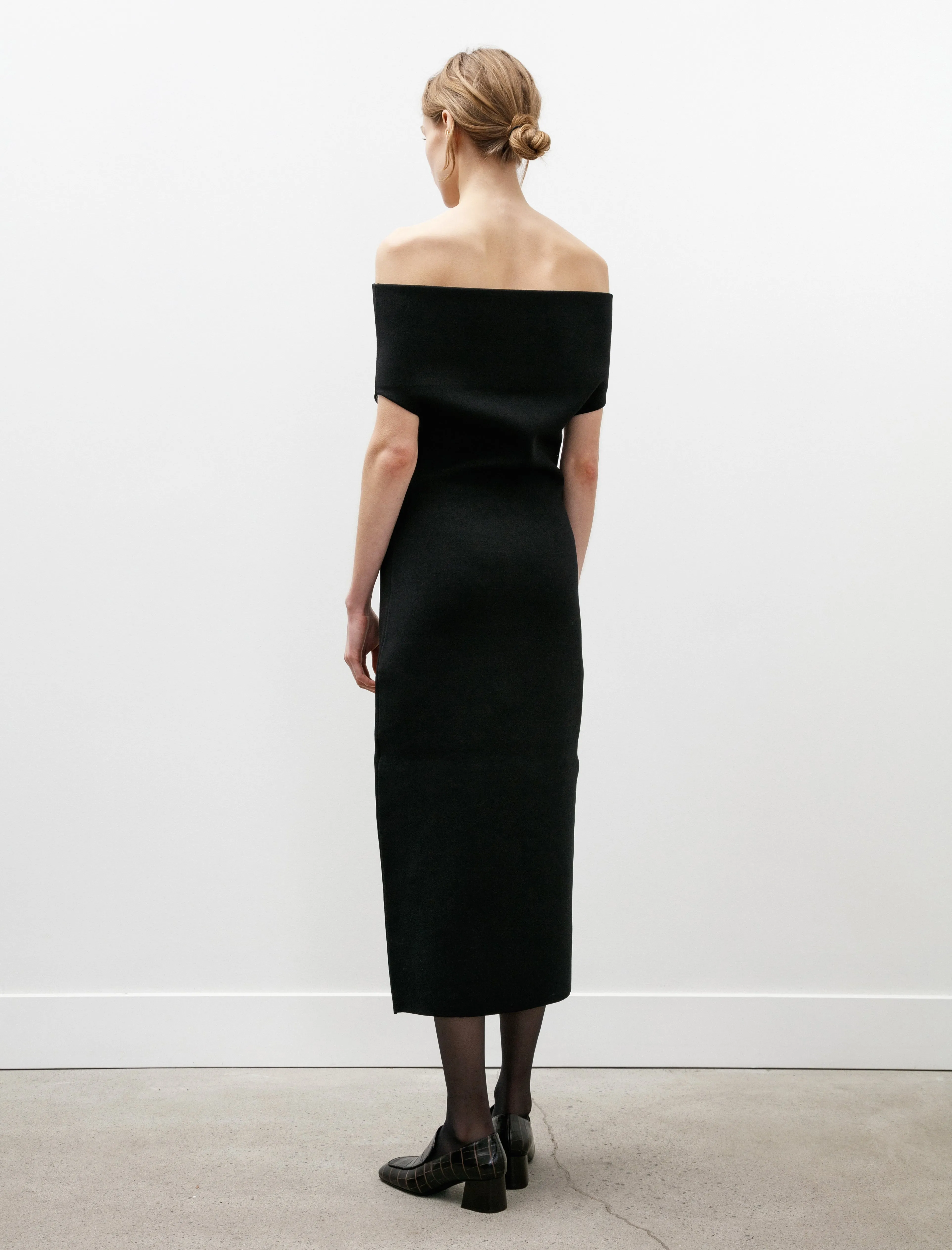 Double Knit Dress Black