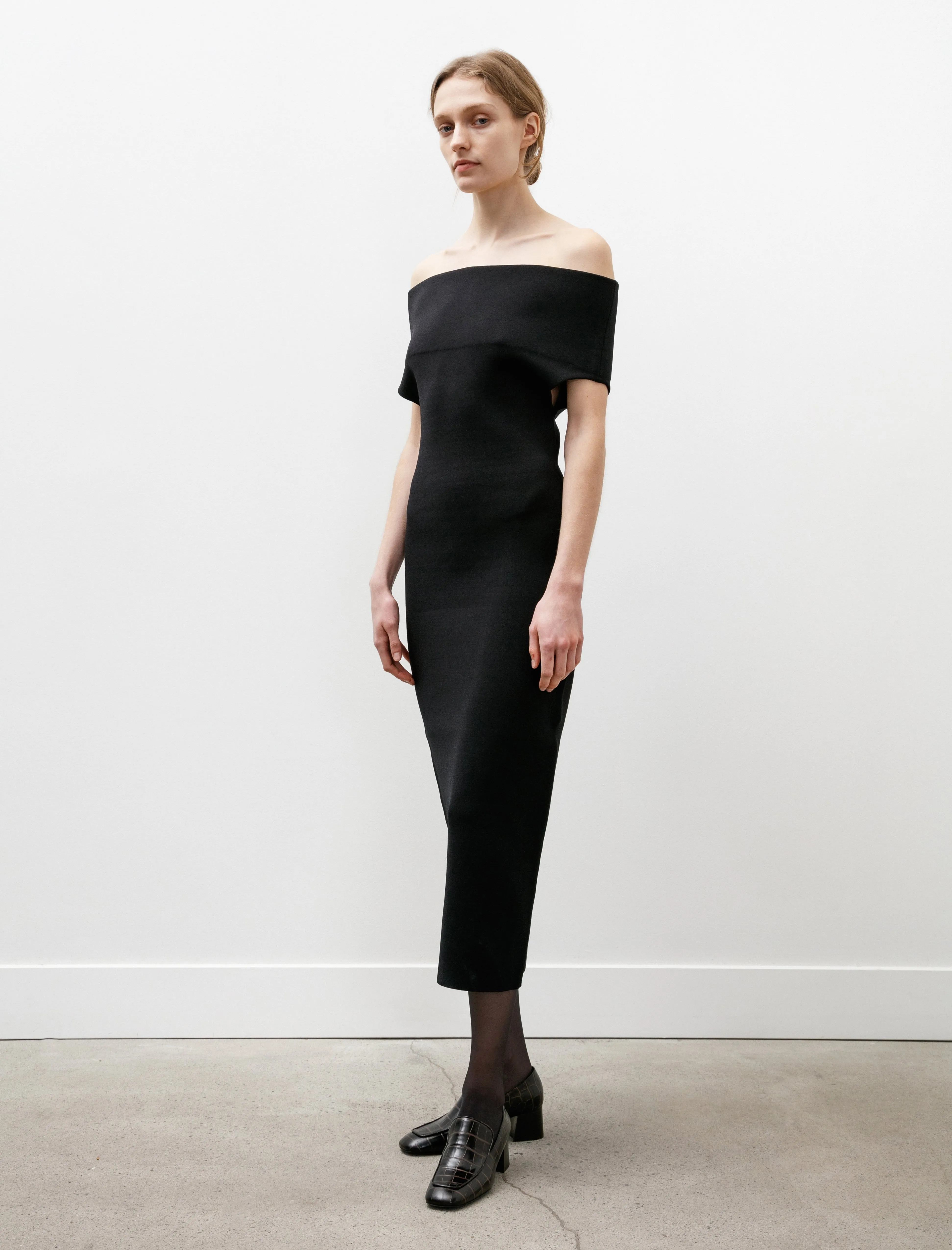 Double Knit Dress Black