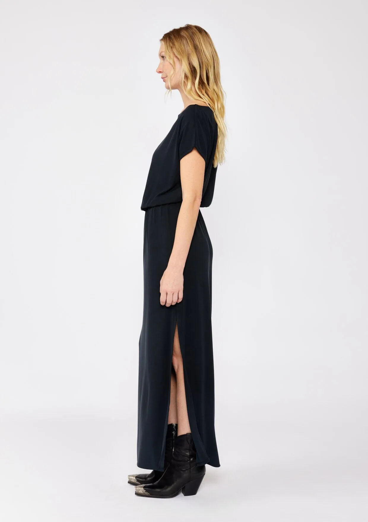 Dusk Haven Off Shoulder Maxi Dress