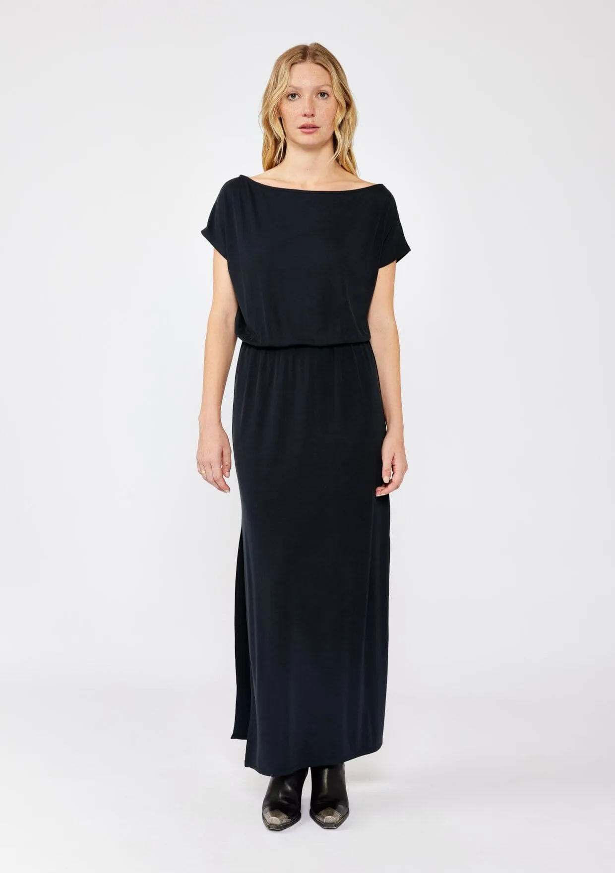 Dusk Haven Off Shoulder Maxi Dress
