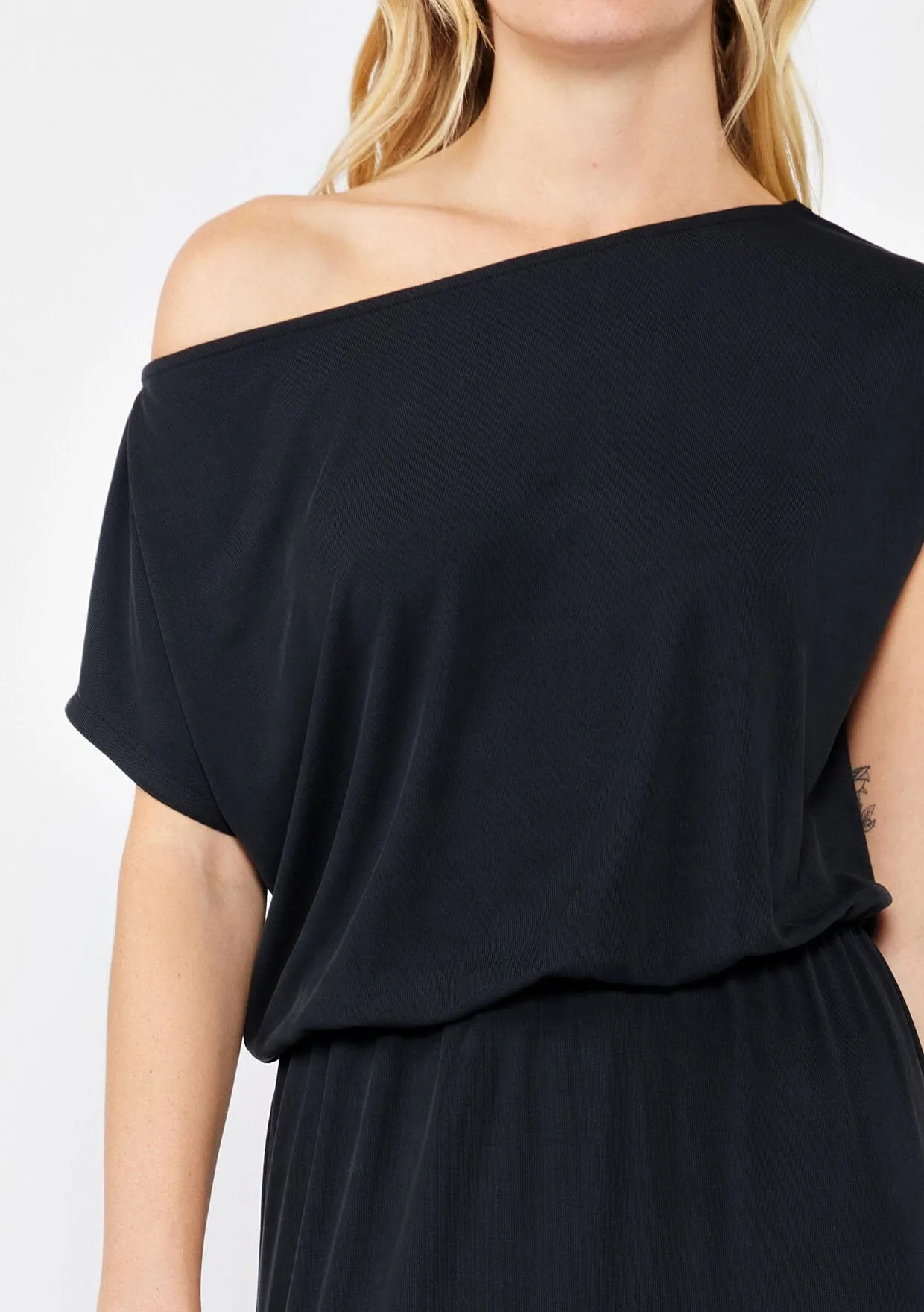 Dusk Haven Off Shoulder Maxi Dress