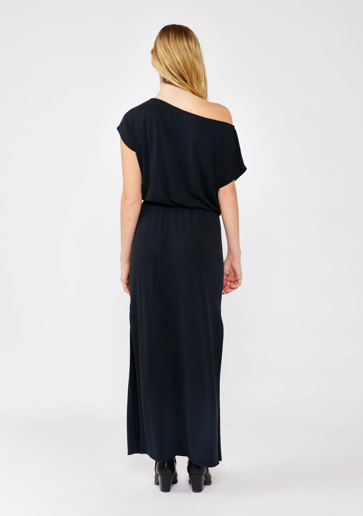 Dusk Haven Off Shoulder Maxi Dress