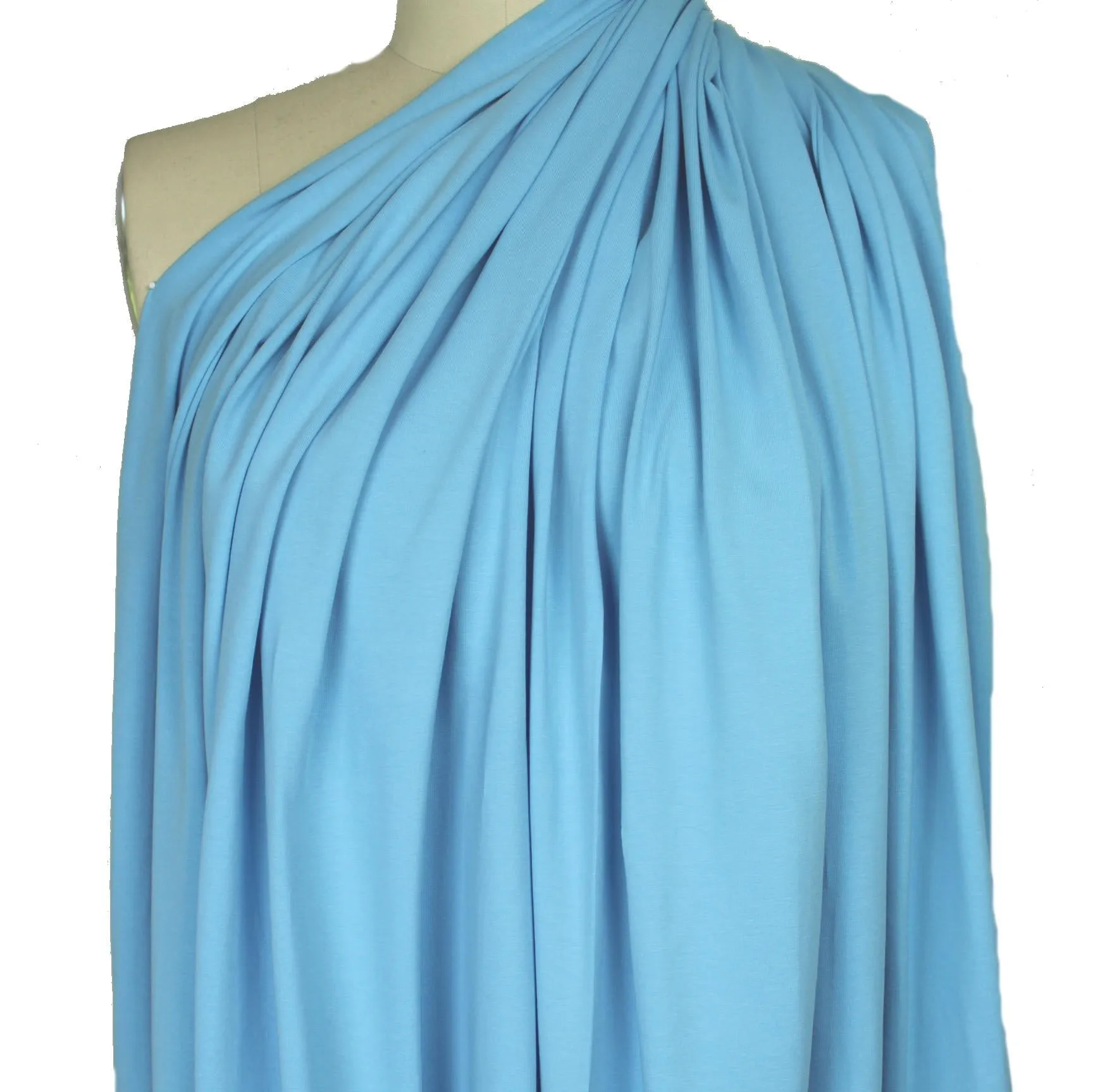 Dutch 220 gms cotton/spandex knit - light blue