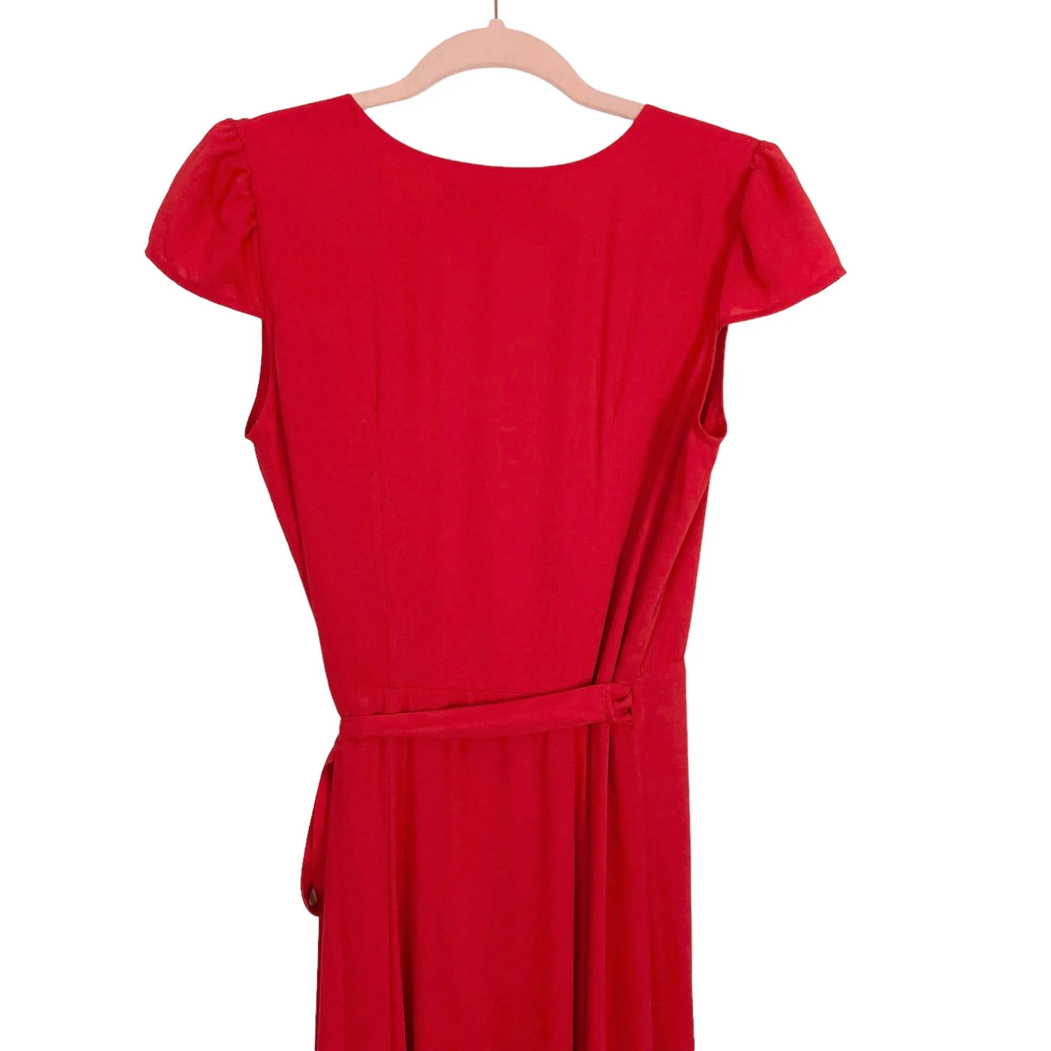 Endless Summer Red Wrap Dress- Size S
