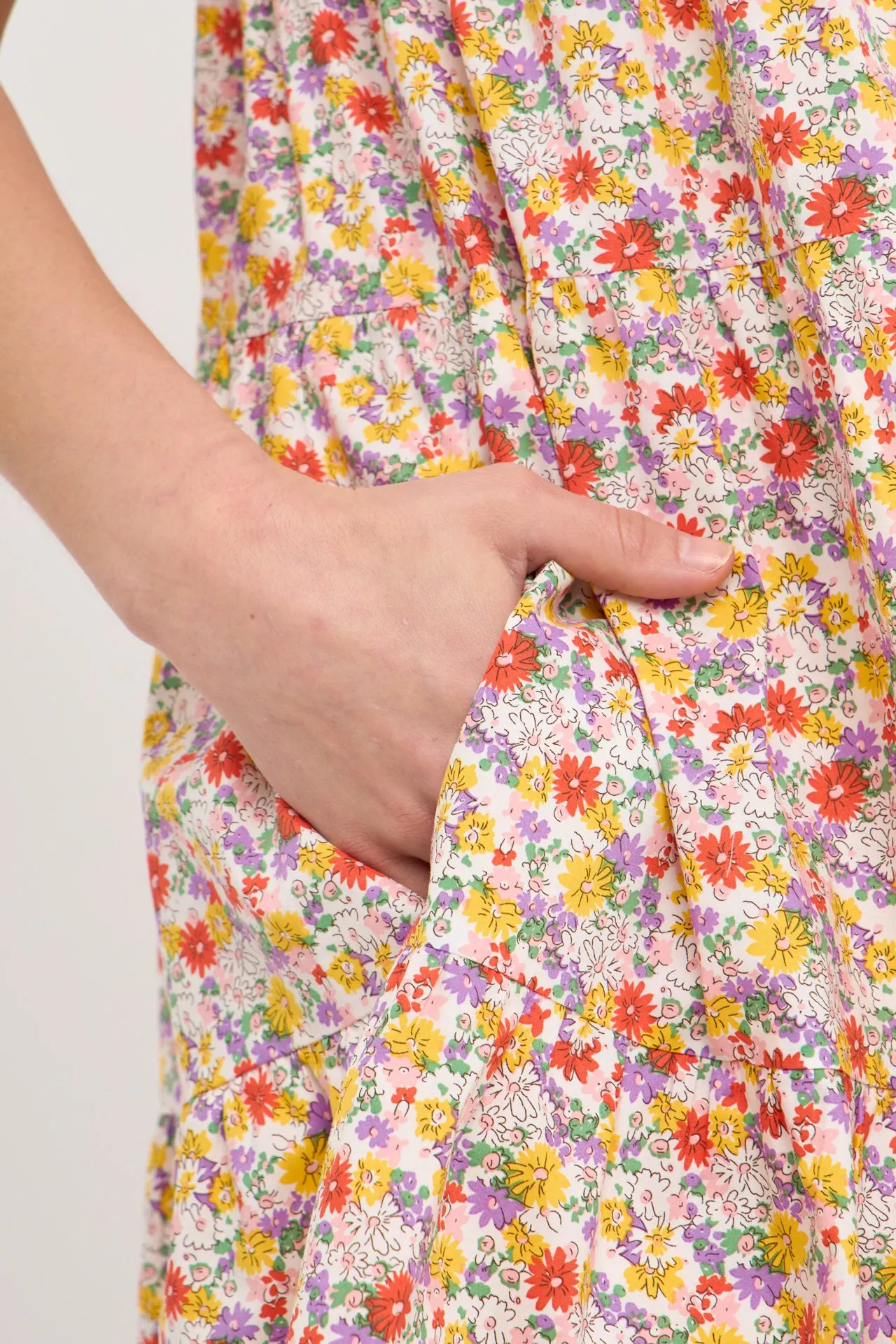 Floral Printed Babydoll Mini