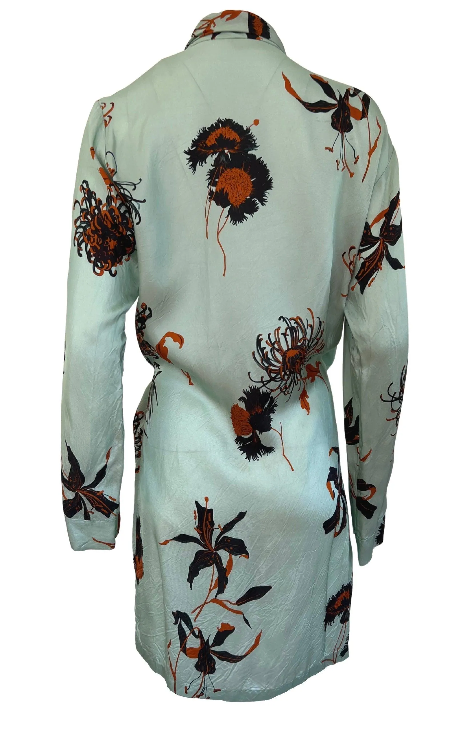 Floral Tie-Front Wrap Dress