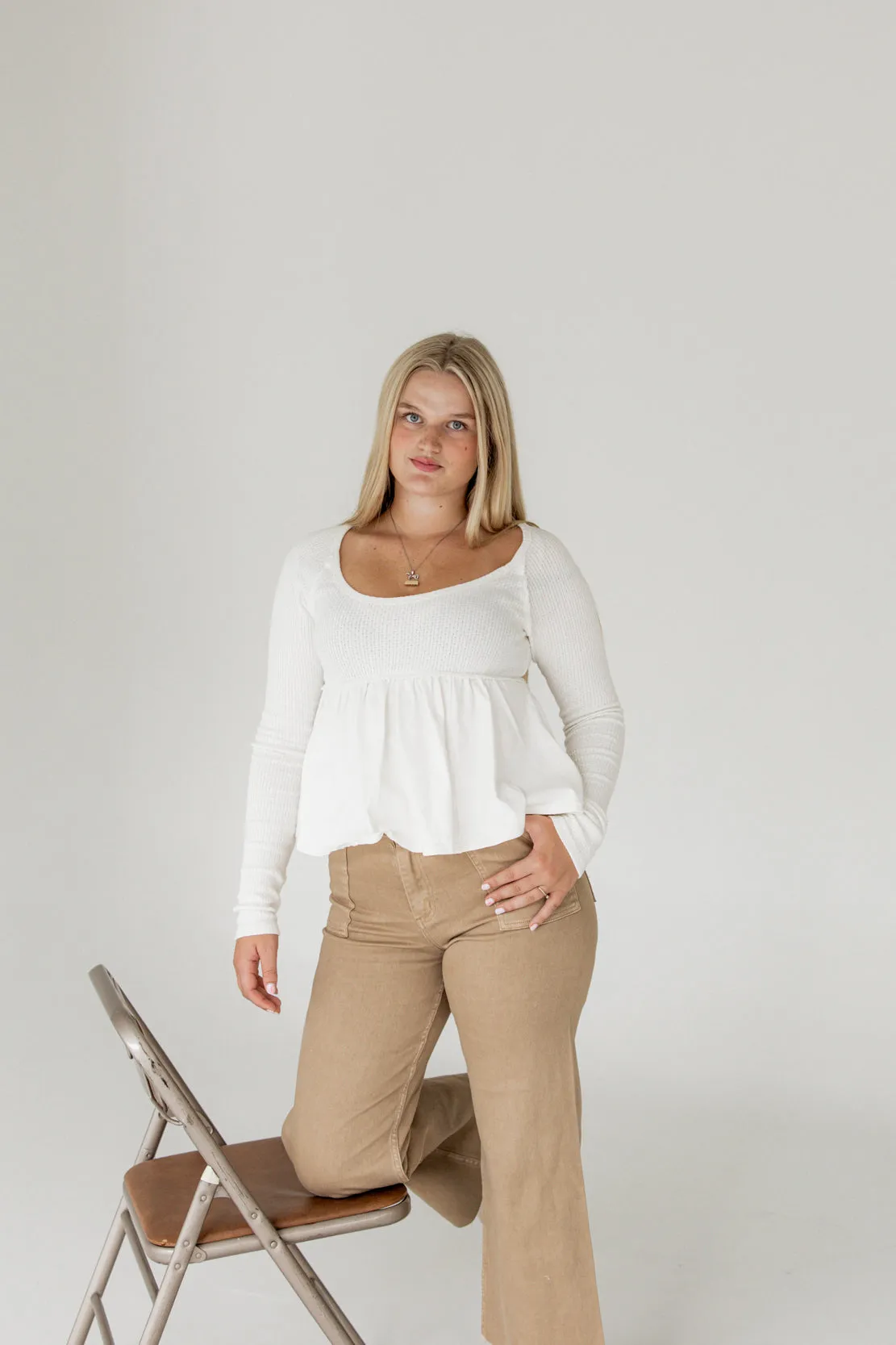 Found Your Babydoll Top | Ivory