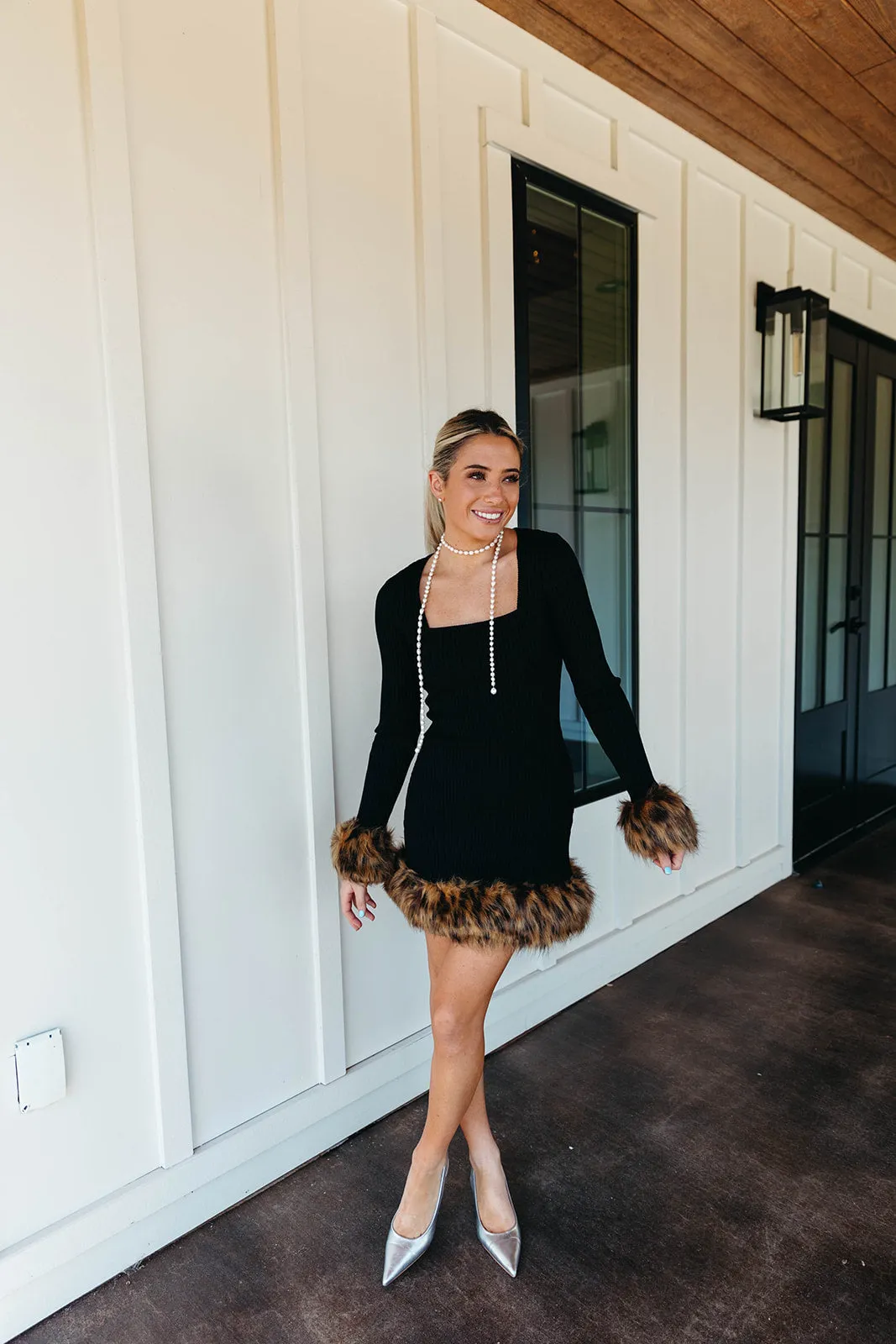 Francine Mini Dress - Black