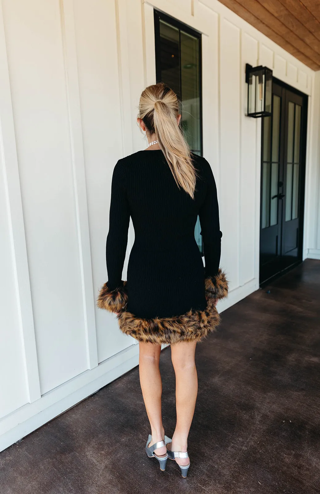 Francine Mini Dress - Black