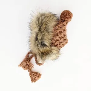 Fur Bonnet in Pecan
