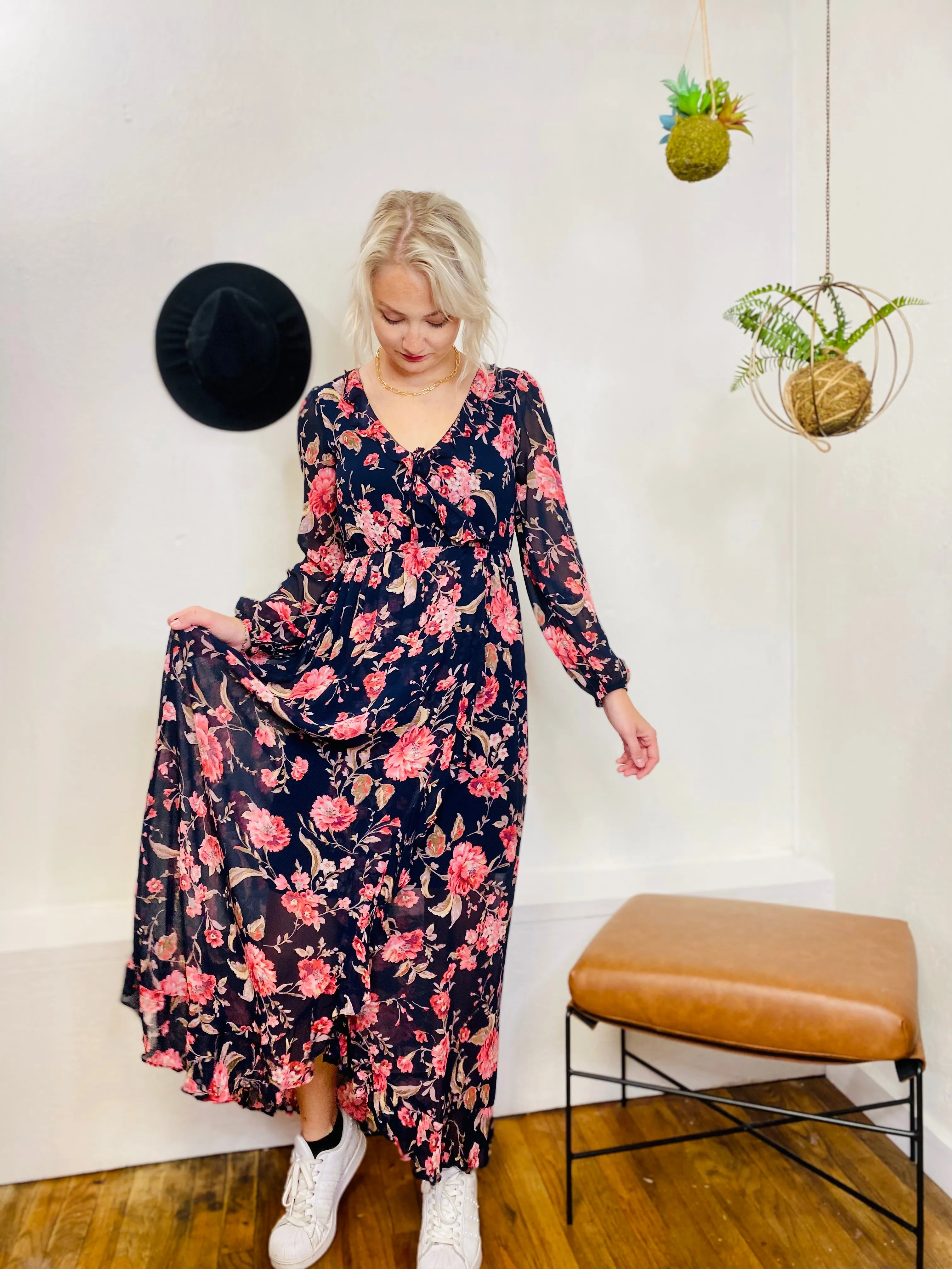 Garber Floral Maxi Dress BILA 77