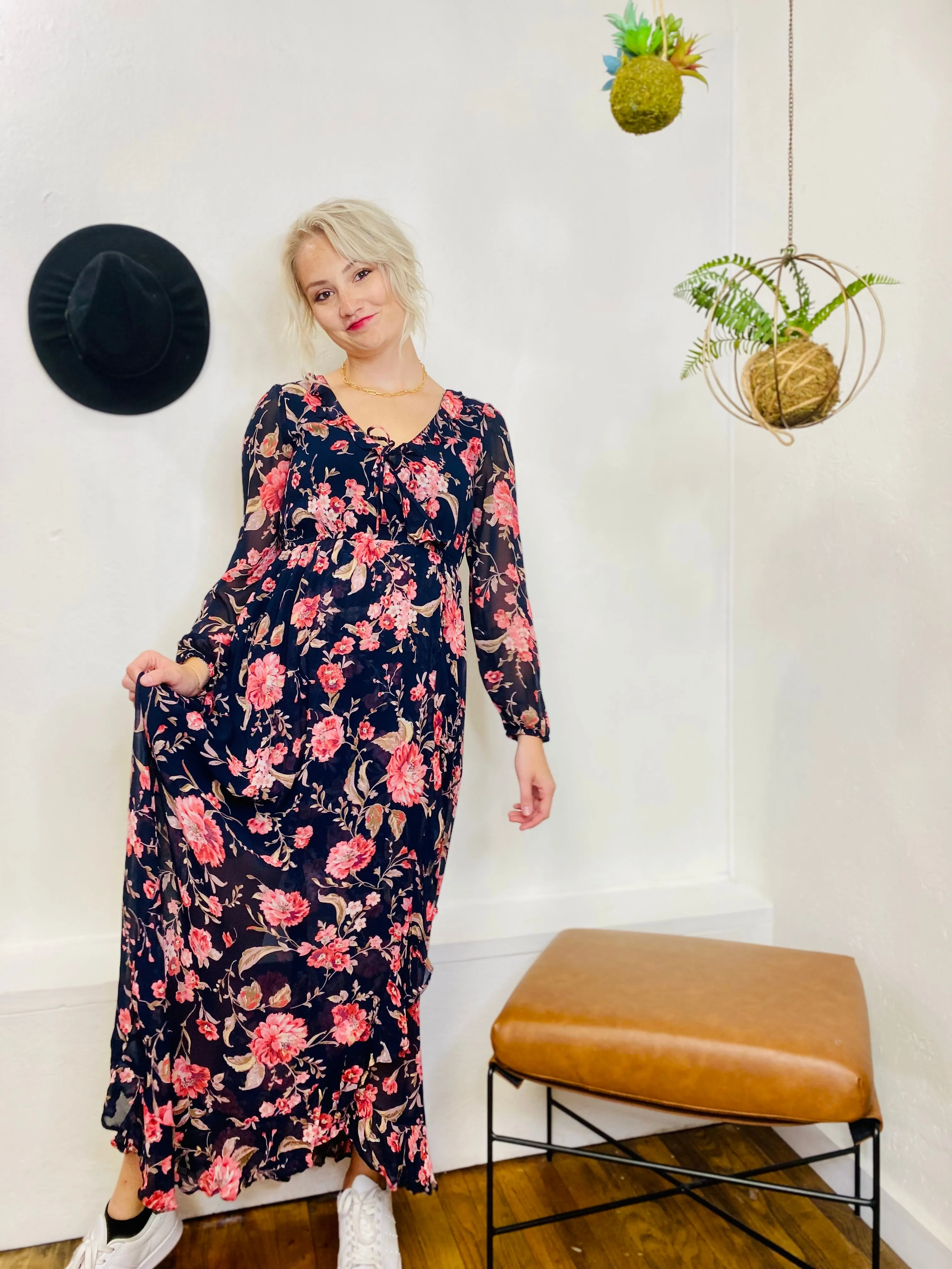 Garber Floral Maxi Dress BILA 77
