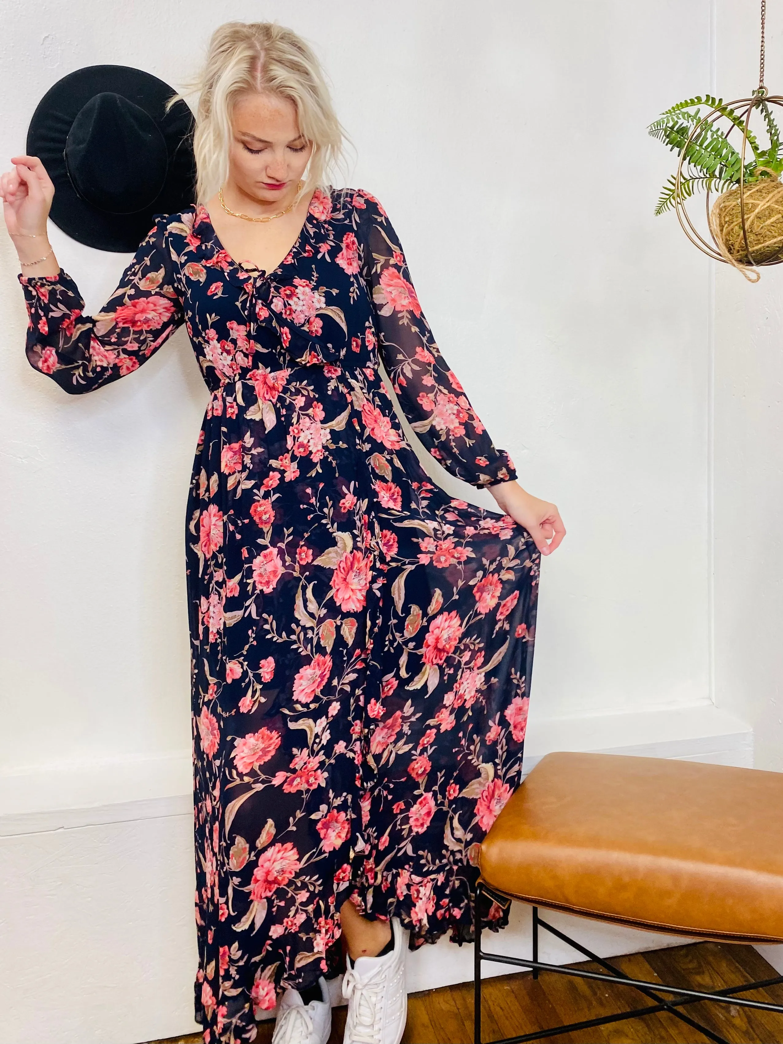 Garber Floral Maxi Dress BILA 77