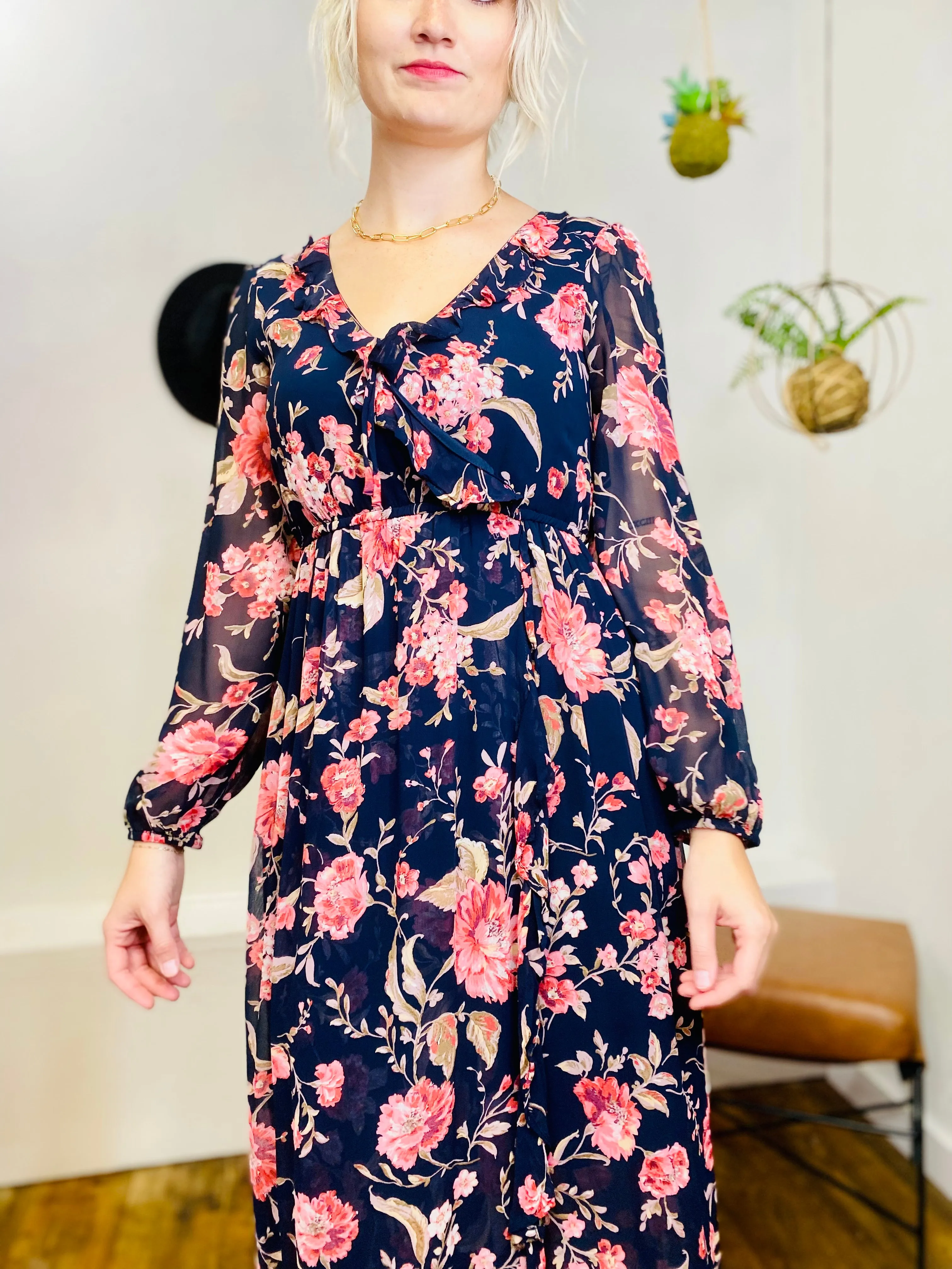 Garber Floral Maxi Dress BILA 77