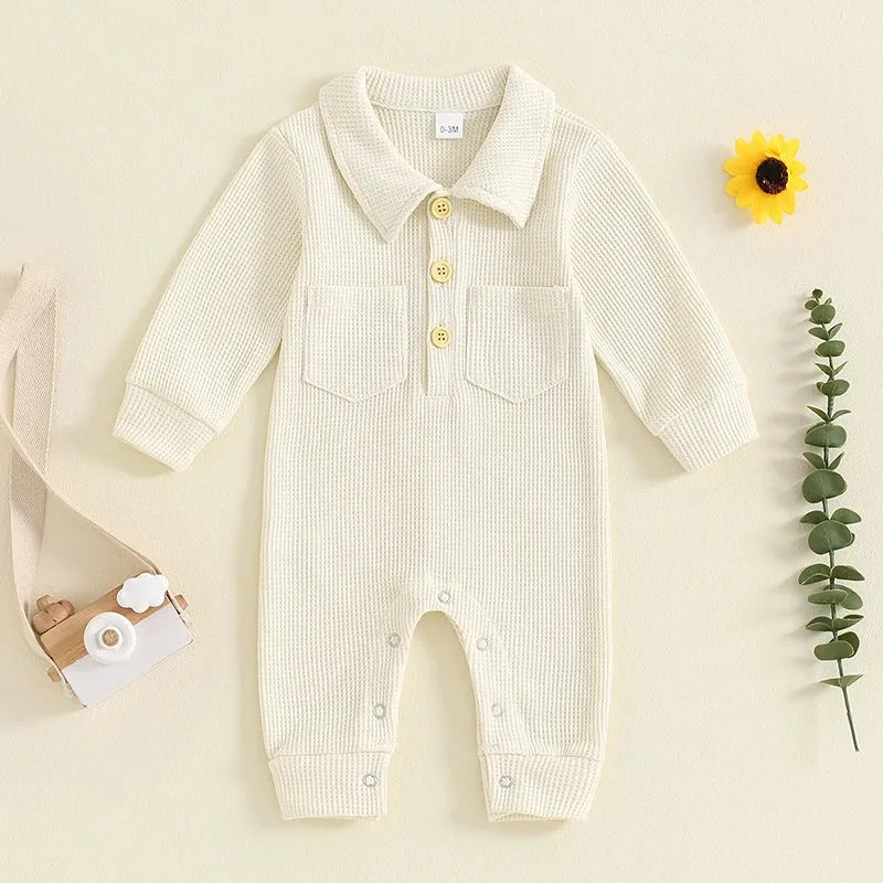 HARRISON Waffle Knit Jumpsuit