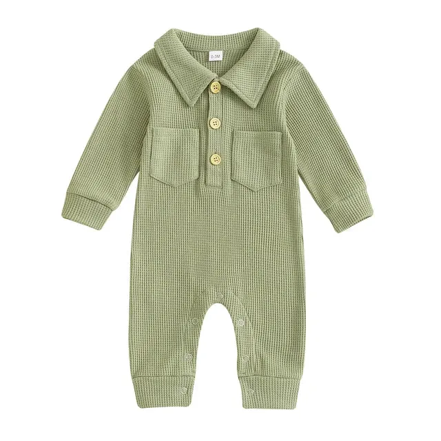 HARRISON Waffle Knit Jumpsuit