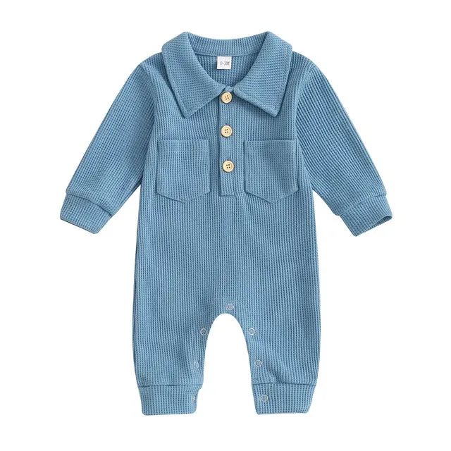 HARRISON Waffle Knit Jumpsuit