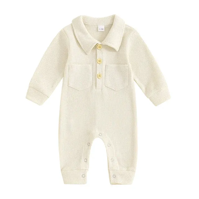 HARRISON Waffle Knit Jumpsuit