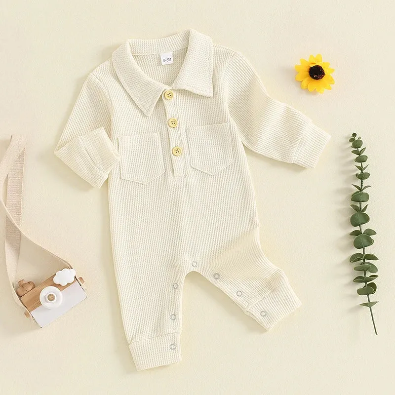 HARRISON Waffle Knit Jumpsuit