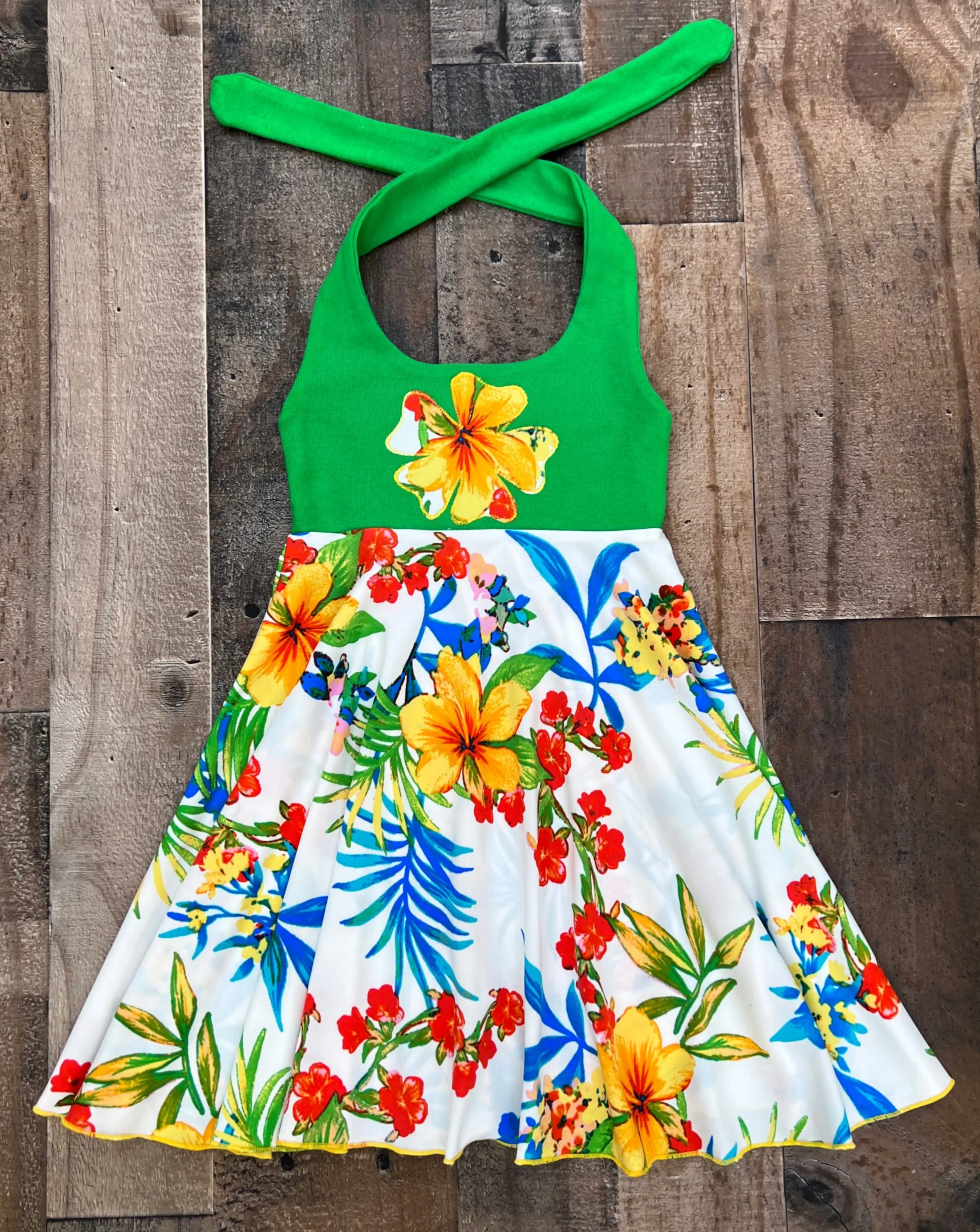 Hawaiian Luau Tropical Dress