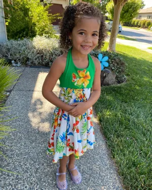 Hawaiian Luau Tropical Dress
