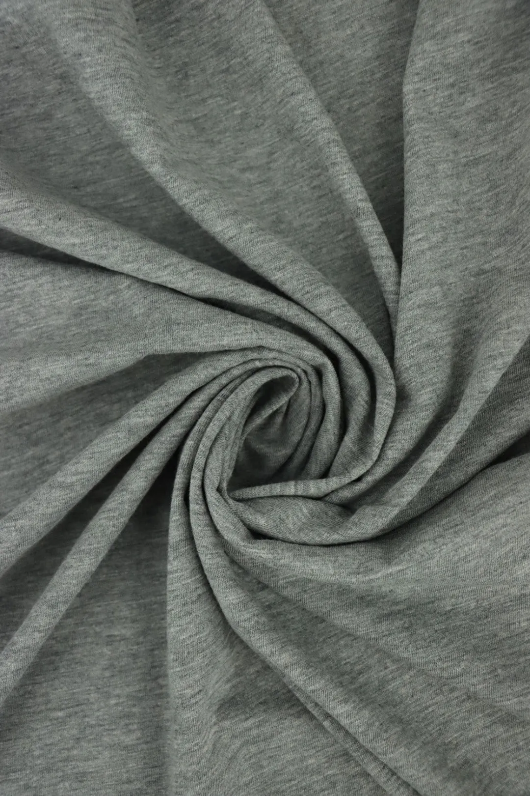 Heather Gray Organic Cotton Jersey