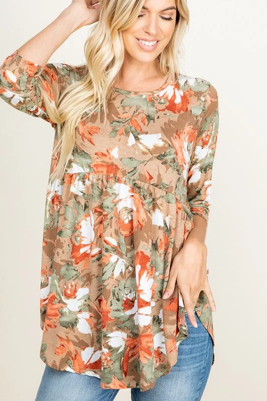 HEM115 - FLORAL BABYDOLL