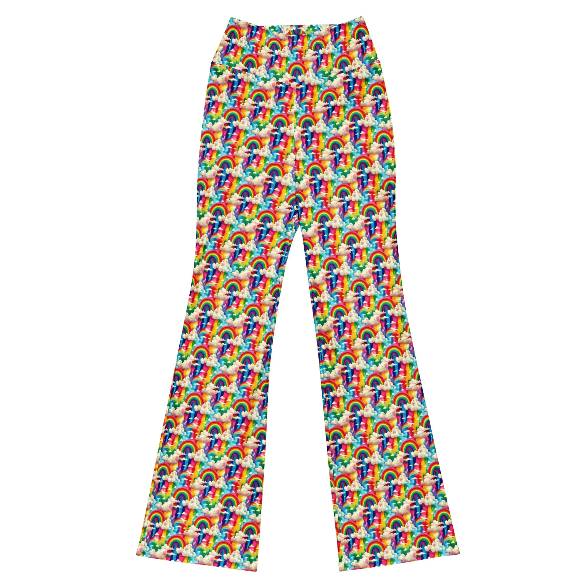 High-Rise Flared Leggings Rainbow Radiance