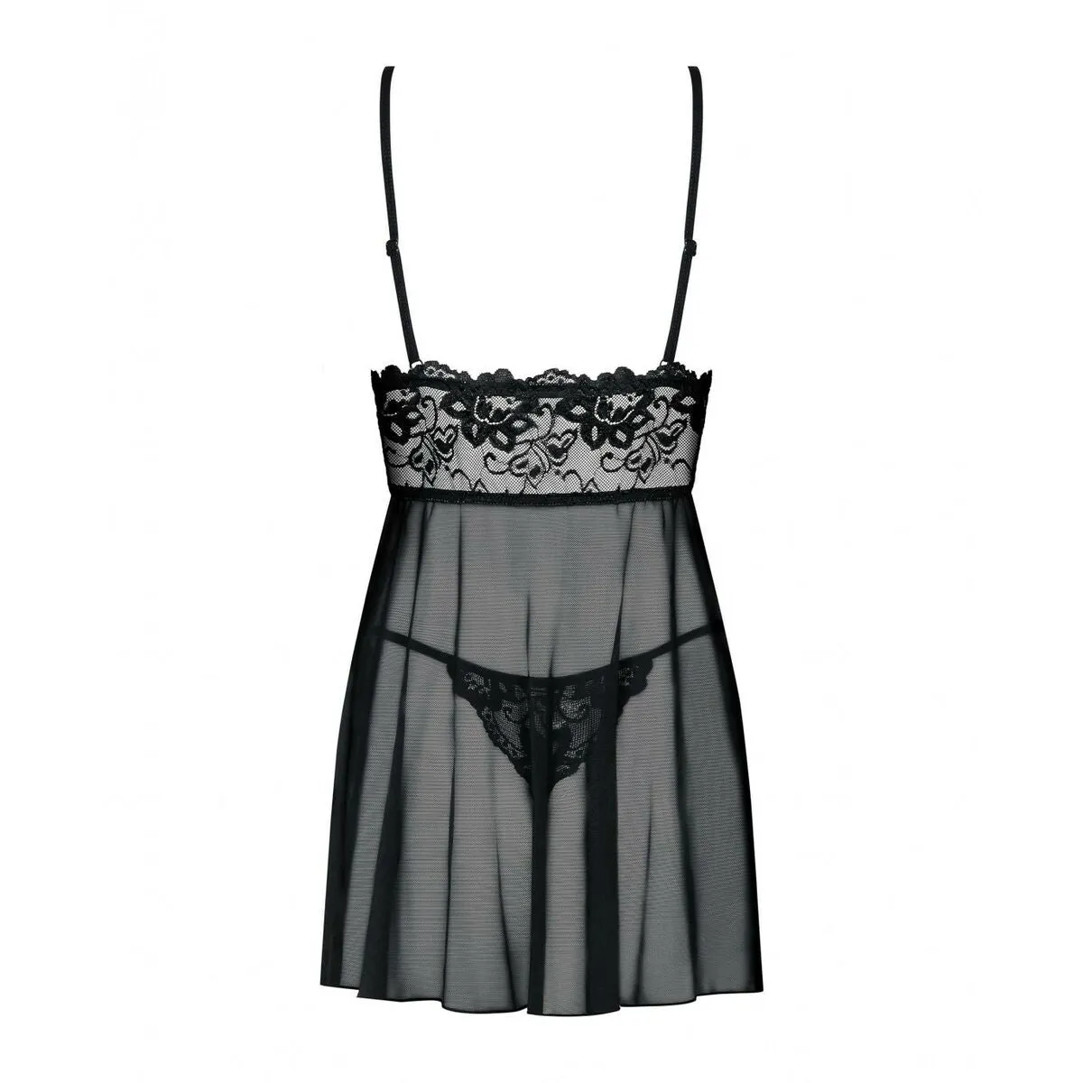 Imperia Babydoll & Thong L/XL Obsessive Idillia babydoll Black
