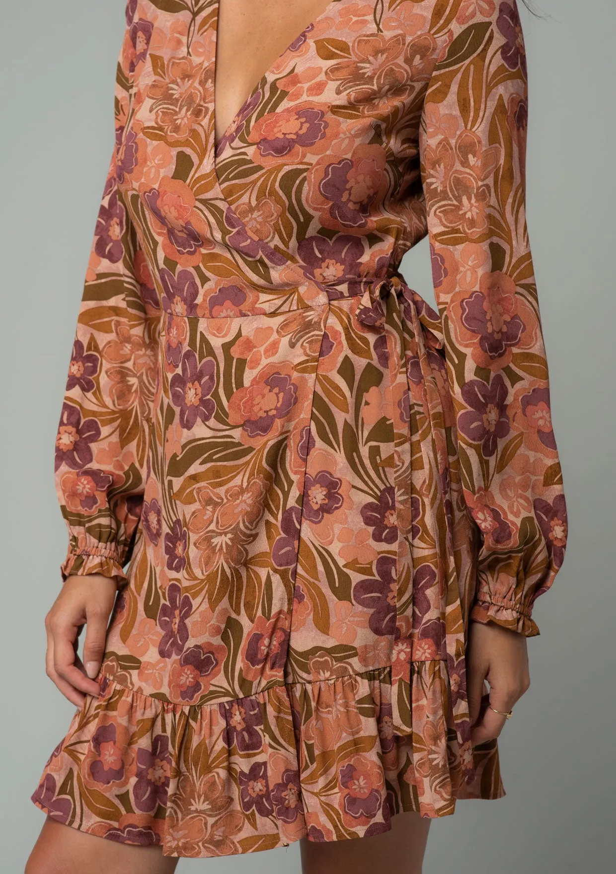 Indira Mini Wrap Dress