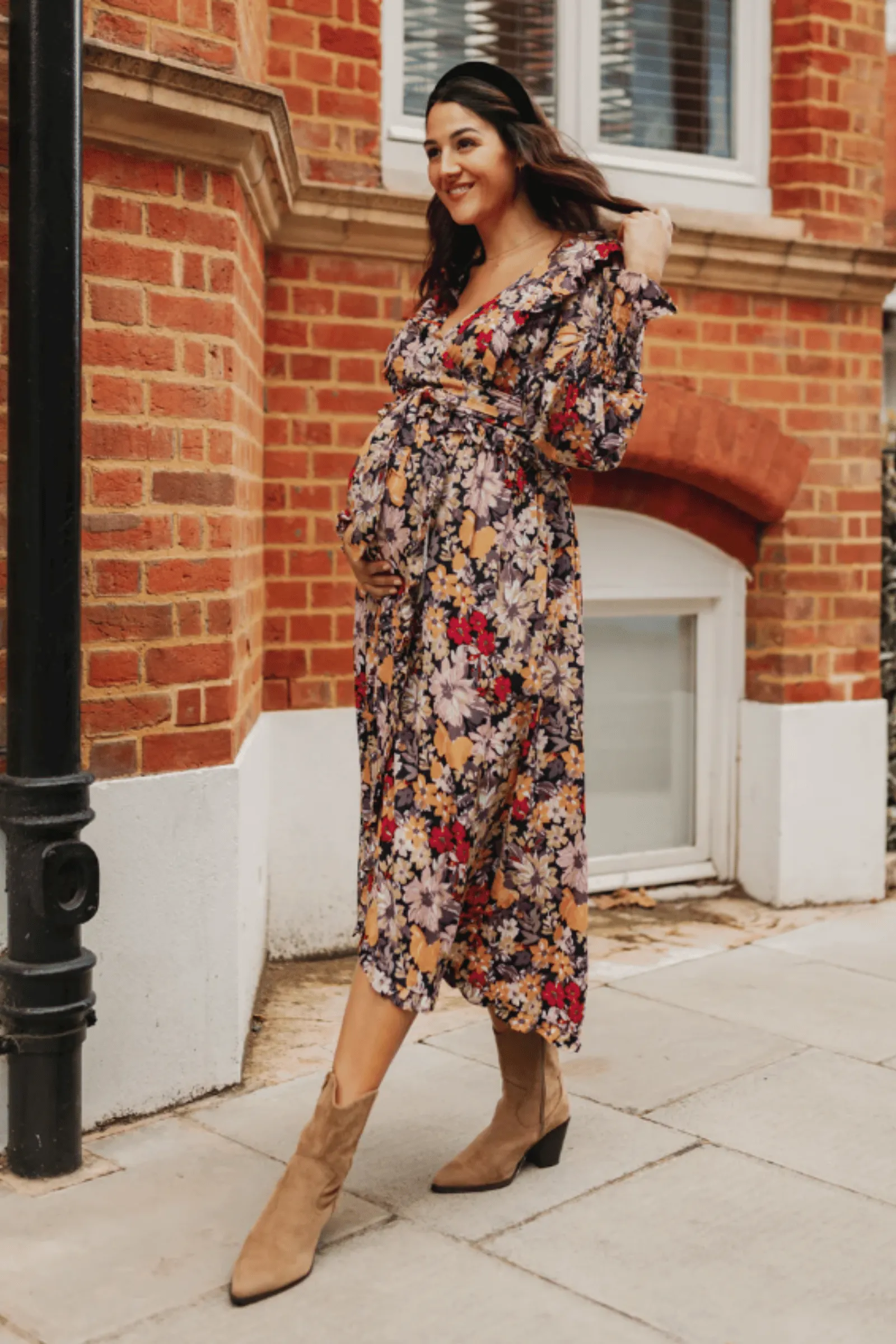 Jamie Maternity Wrap Dress