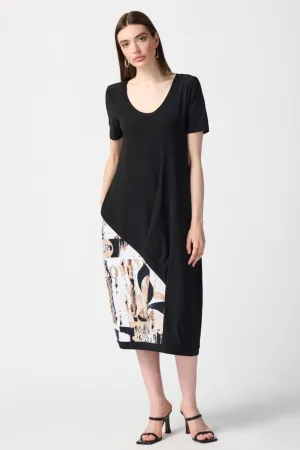 Joseph Ribkoff Dress 241055 Black/Multi