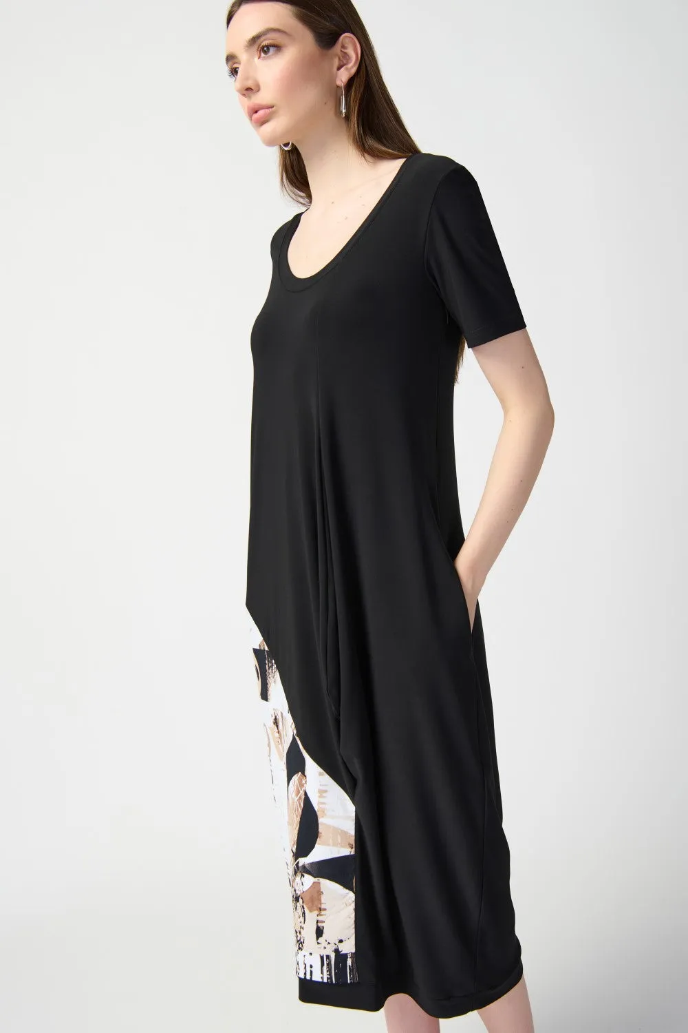 Joseph Ribkoff Dress 241055 Black/Multi
